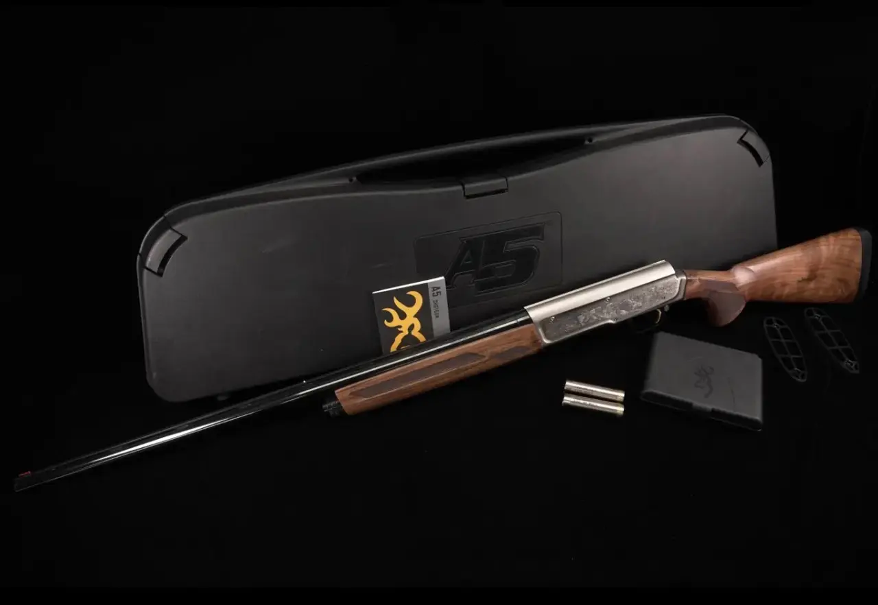 Browning A5 shotgun with hard case