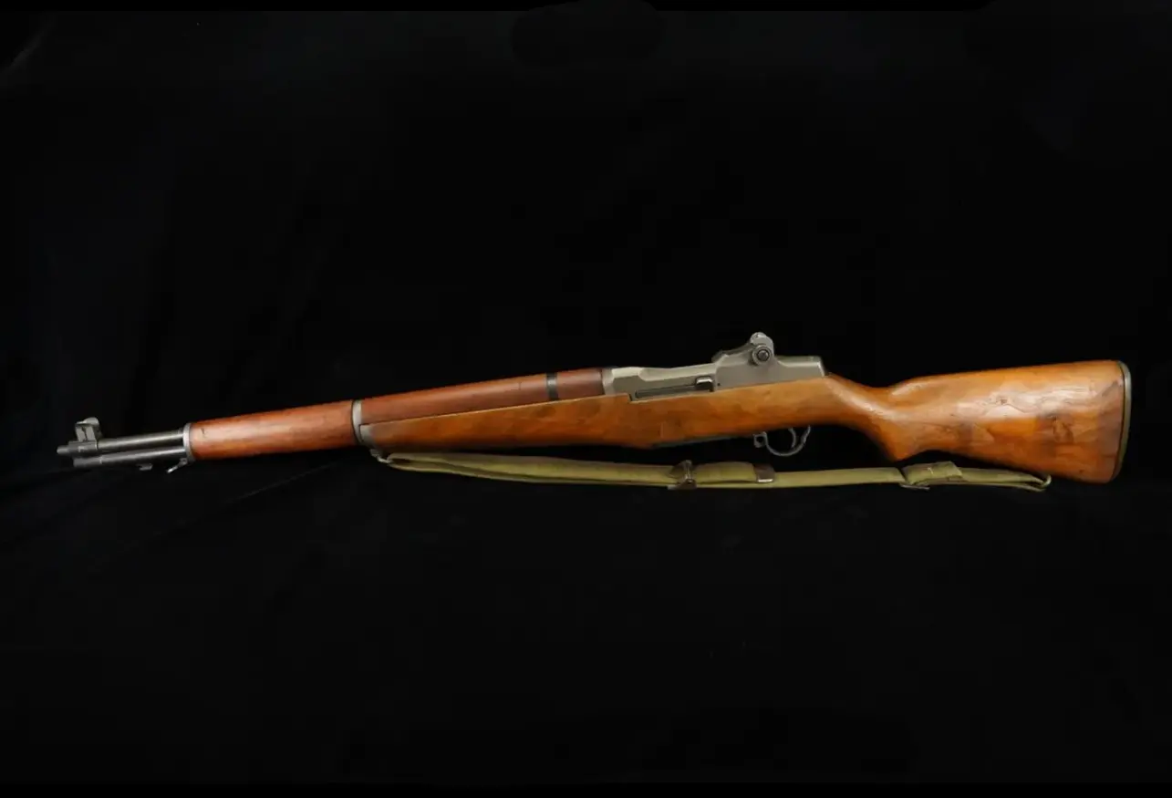 M1 Garand rifle with sling