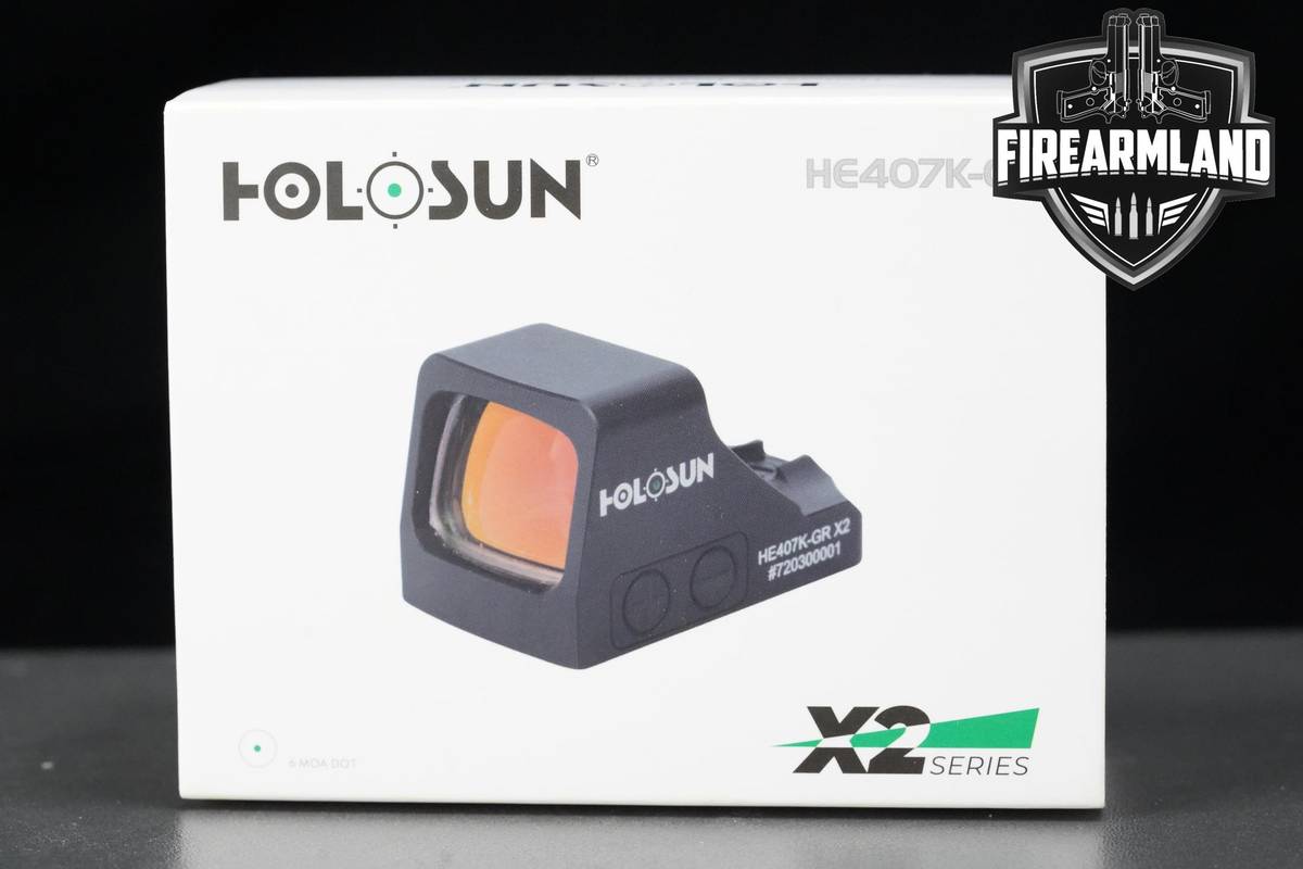 Holosun HE407K-GR X2 Green 6 MOA Dot Holosun-HE407K-GR X2 OPTIC
