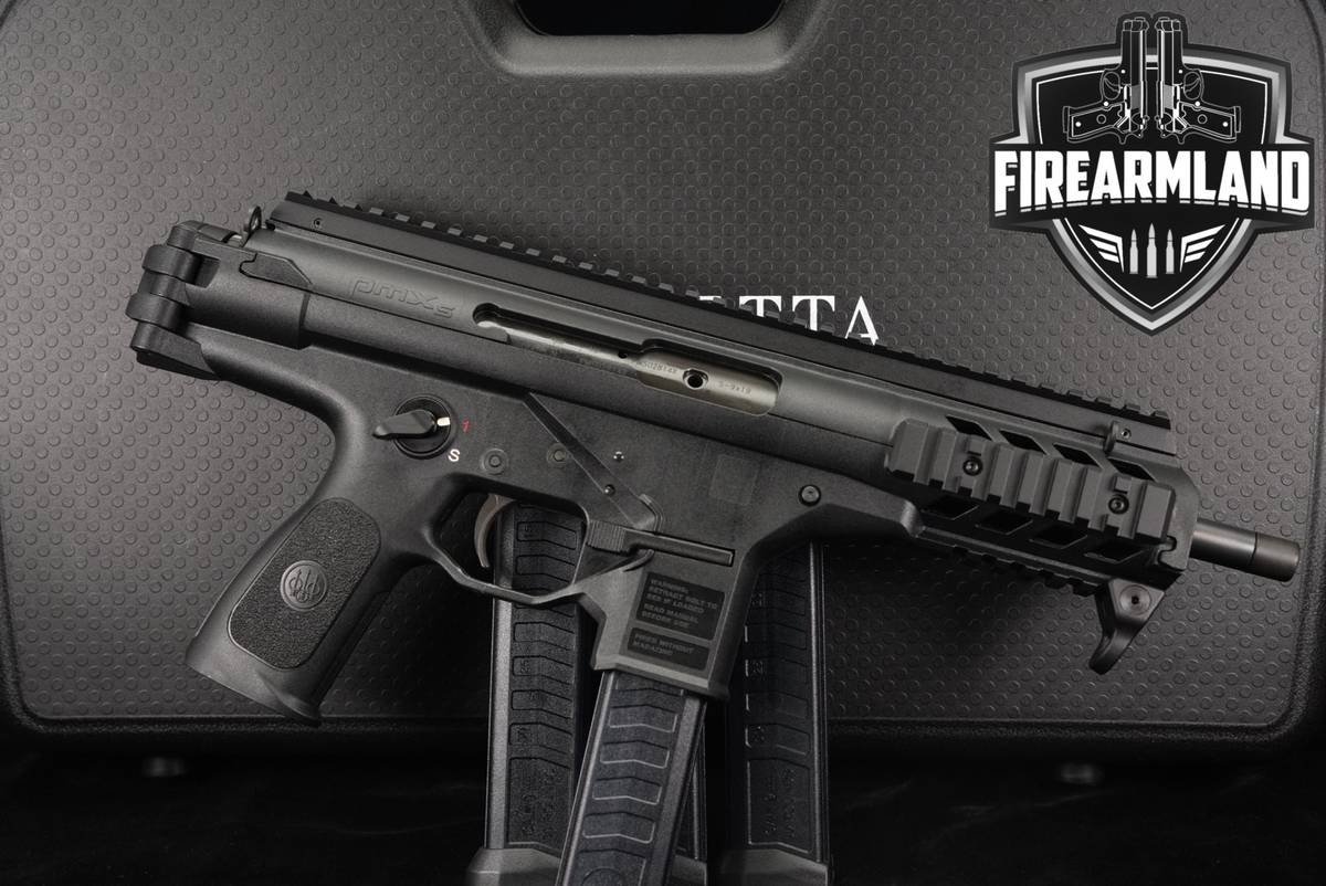 Beretta PMXs 9mm 6.9" THREADED PMX-s +4 MAGS & ORIG CASE