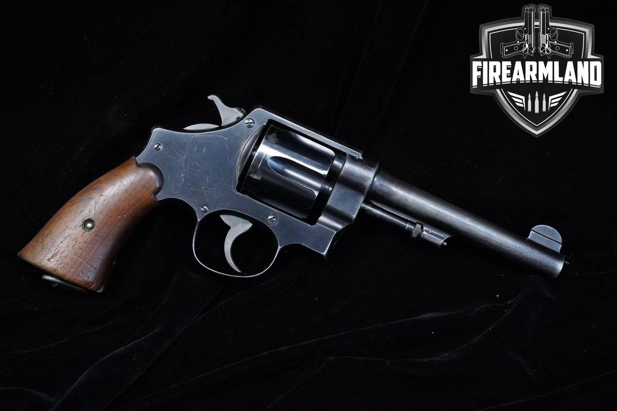 1917-1946 Smith & Wesson (S&W) US Army Model of 1917 45 ACP 5.5" Blued S&W