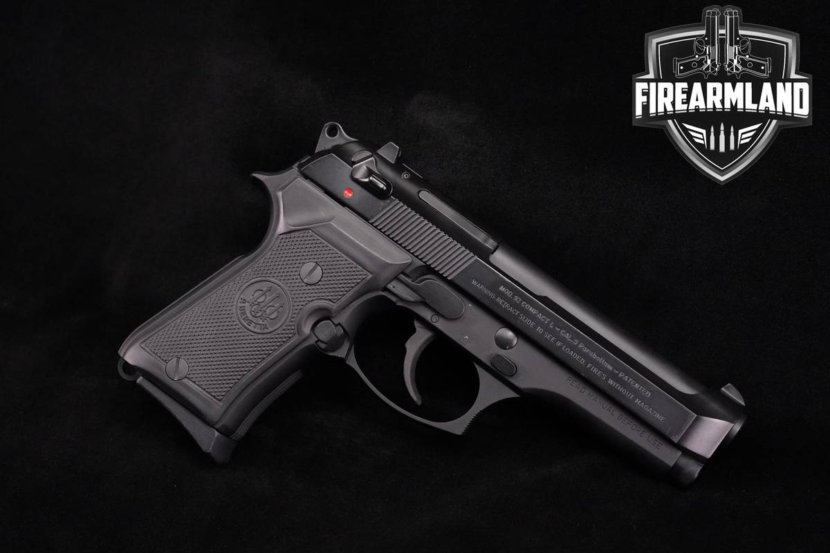 Beretta Model 92 Compact L 9mm 4.25" Bruniton DA/SA +4 MAGS