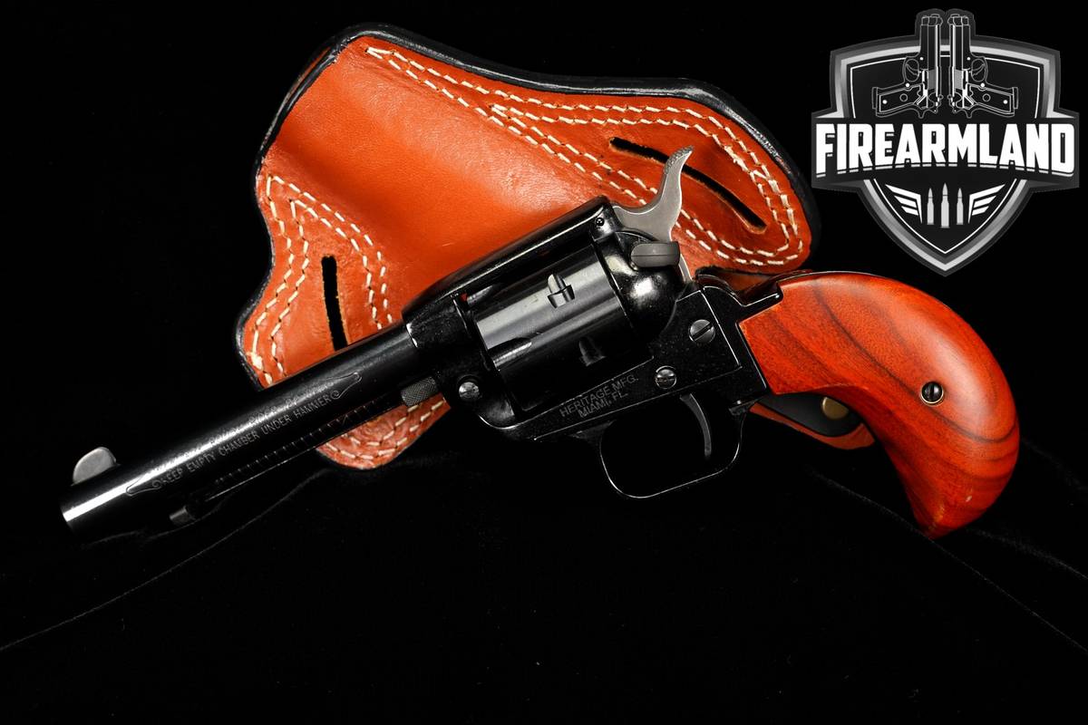 Heritage Manufacturing Rough Rider Birdshead 22LR 4.75" Blued +HOLSTER