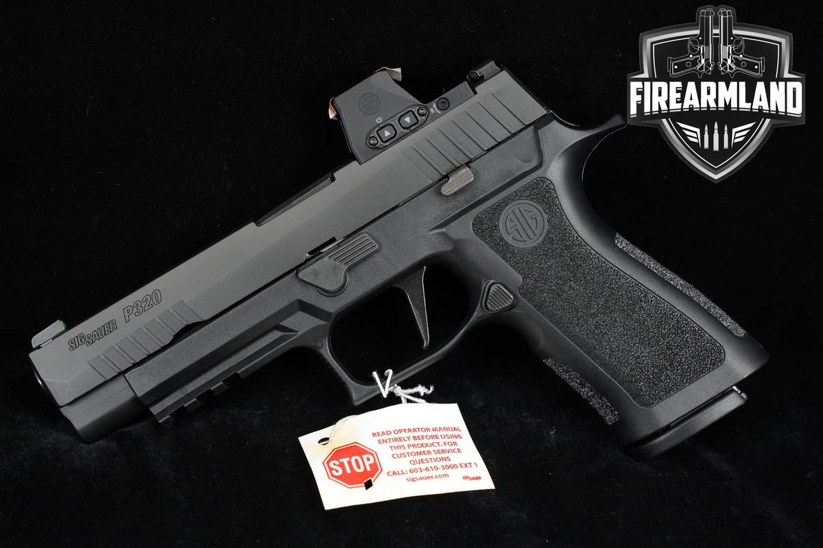 LIKE-NEW Sig Sauer P320 XSeries FULL 9mm 4.7" +3 MAGS, ORIG CASE & ROMEO-X