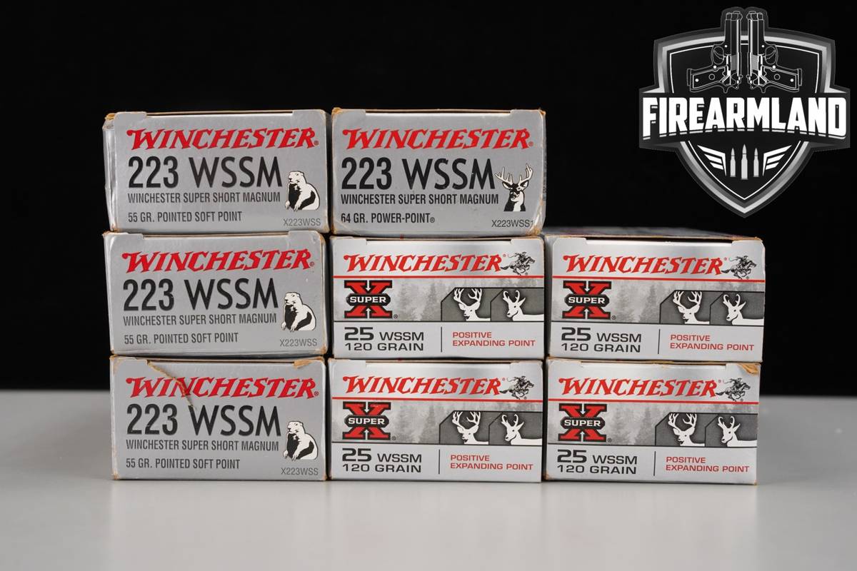 160 RDS! 223 WSSM Ammo