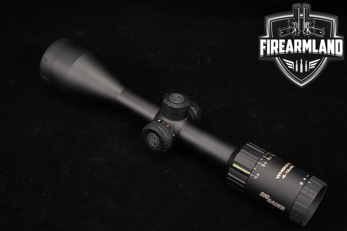Sig Sauer WHISKEY3 4-12x50mm 1-Inch Tube Size SFP MOA Illuminated Whiskey 3