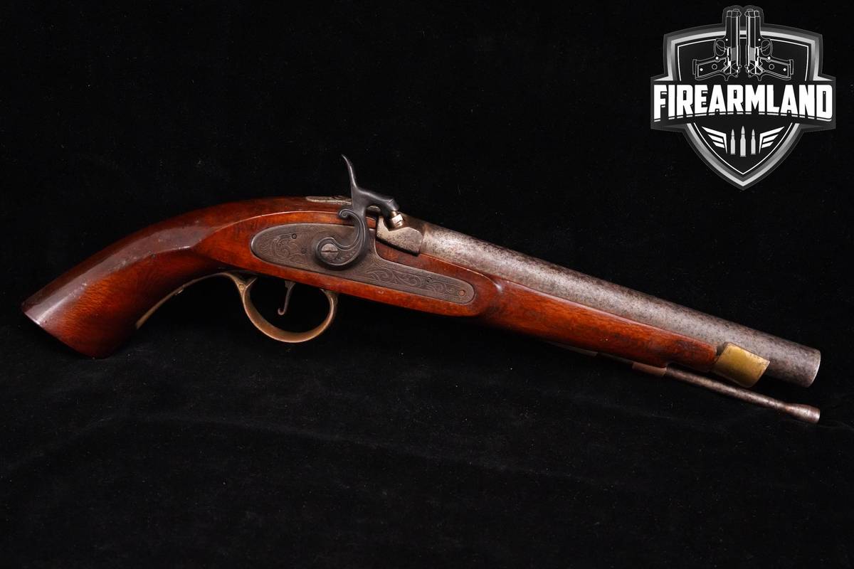 Jukar Kentucky Pistol .45 BPM 8" Browned Patina Muzzleloading Black-Powder