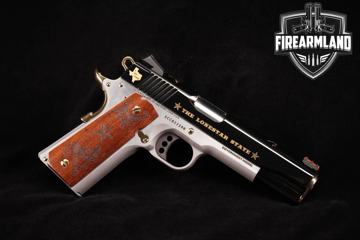 1-OF-200 Colt Government Model Lonestar II 45-ACP 1911A1 Colt 1911 Lonestar