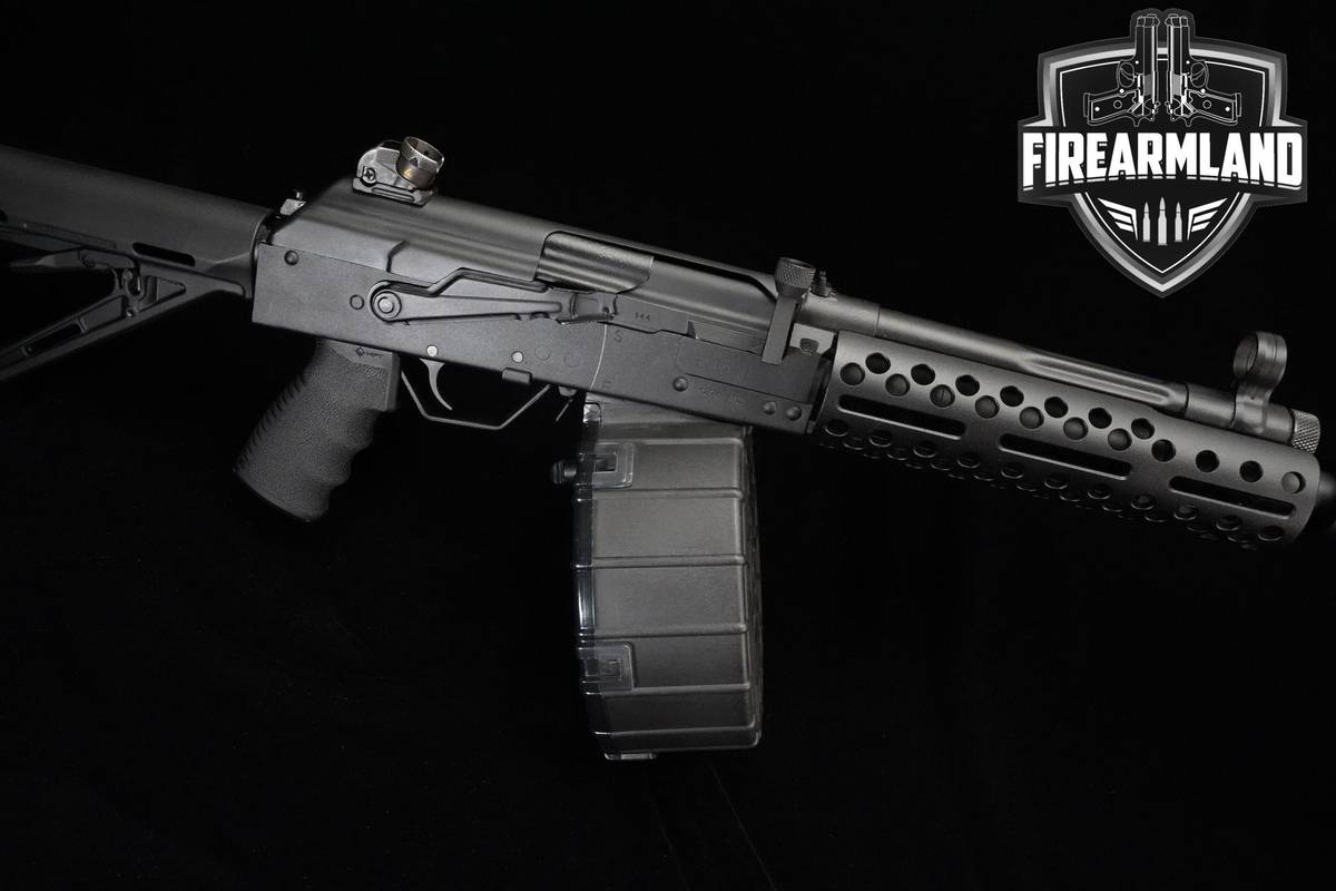 CUSTOM Izhmash Saiga-12 12-Gauge AKM AK 19" Izhmash H&K Galil + DRUM
