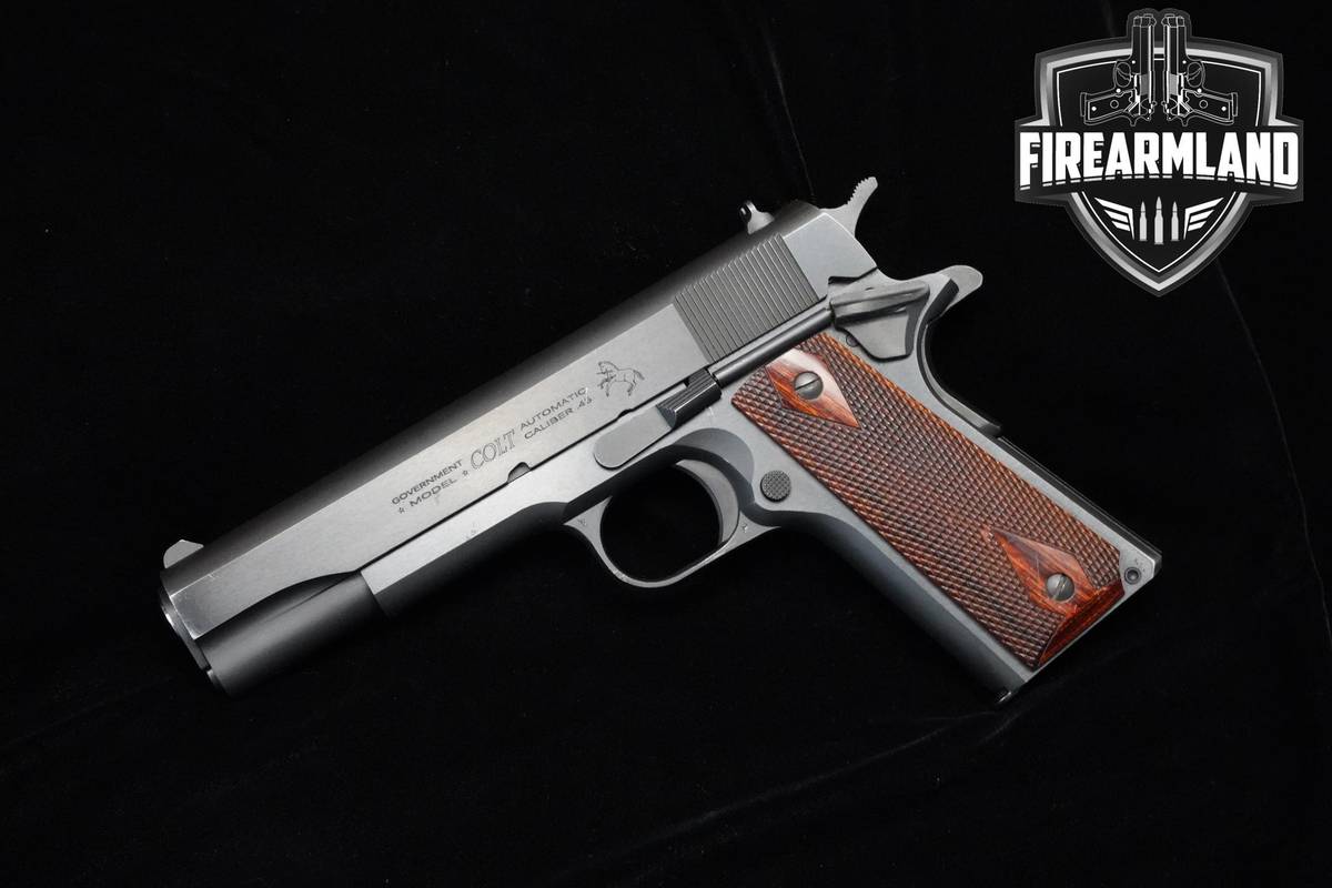 Colt Government Model National Match 45 ACP 5" Blued Colt 3MAGS & ORIG CASE