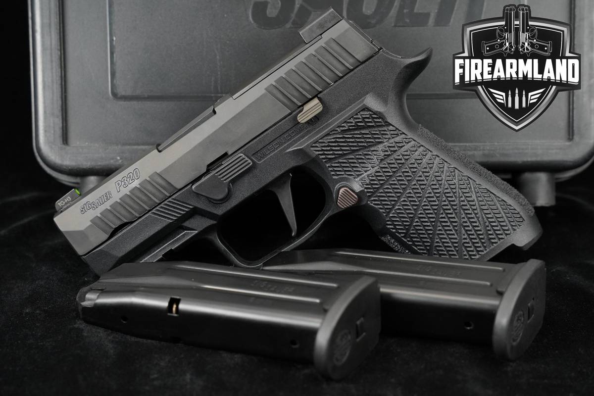 Sig Sauer P320 X-Series Wilson Combat Frame 9mm 3.9" +2 MAGS & ORIG CASE