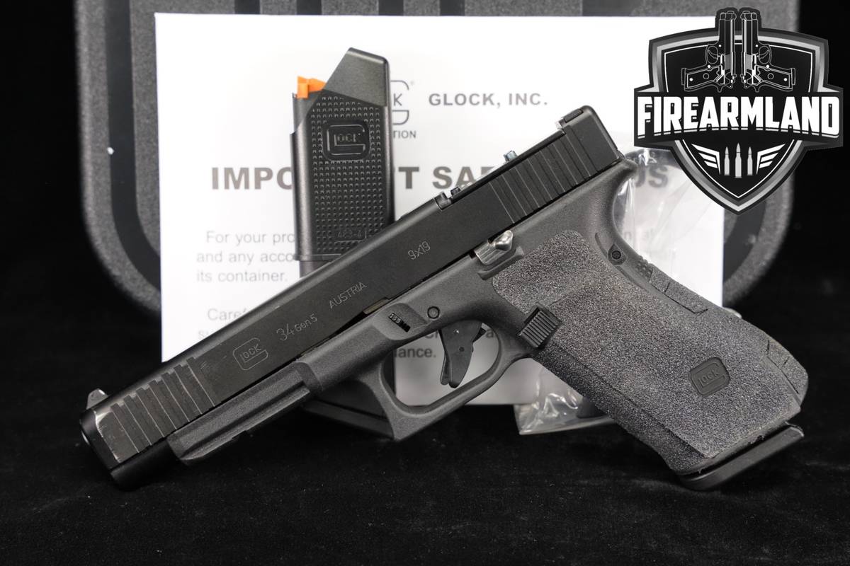 Glock 34 Gen5 MOS G34 Gen 5 9mm 5.31 +2 MAGS & ORIG CASE