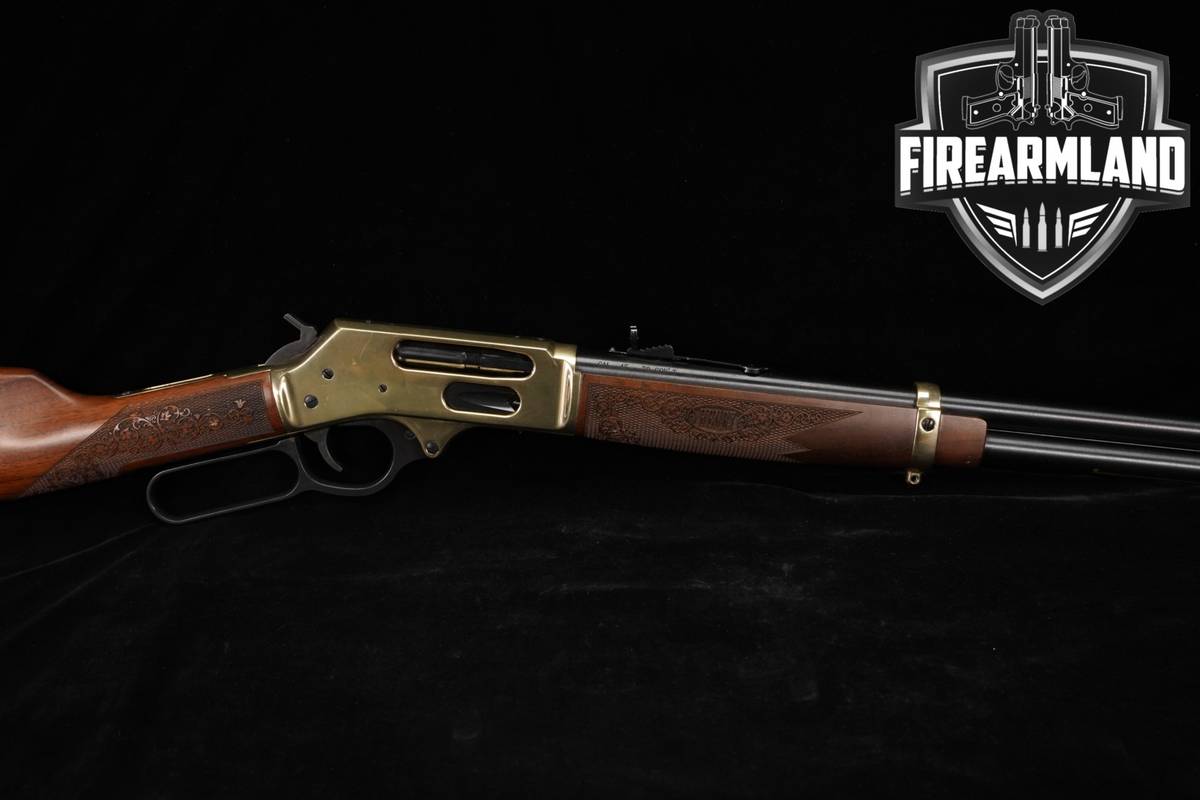Henry Model H024-4570 Brass Side Gate Lever Action 45-70 19.8"