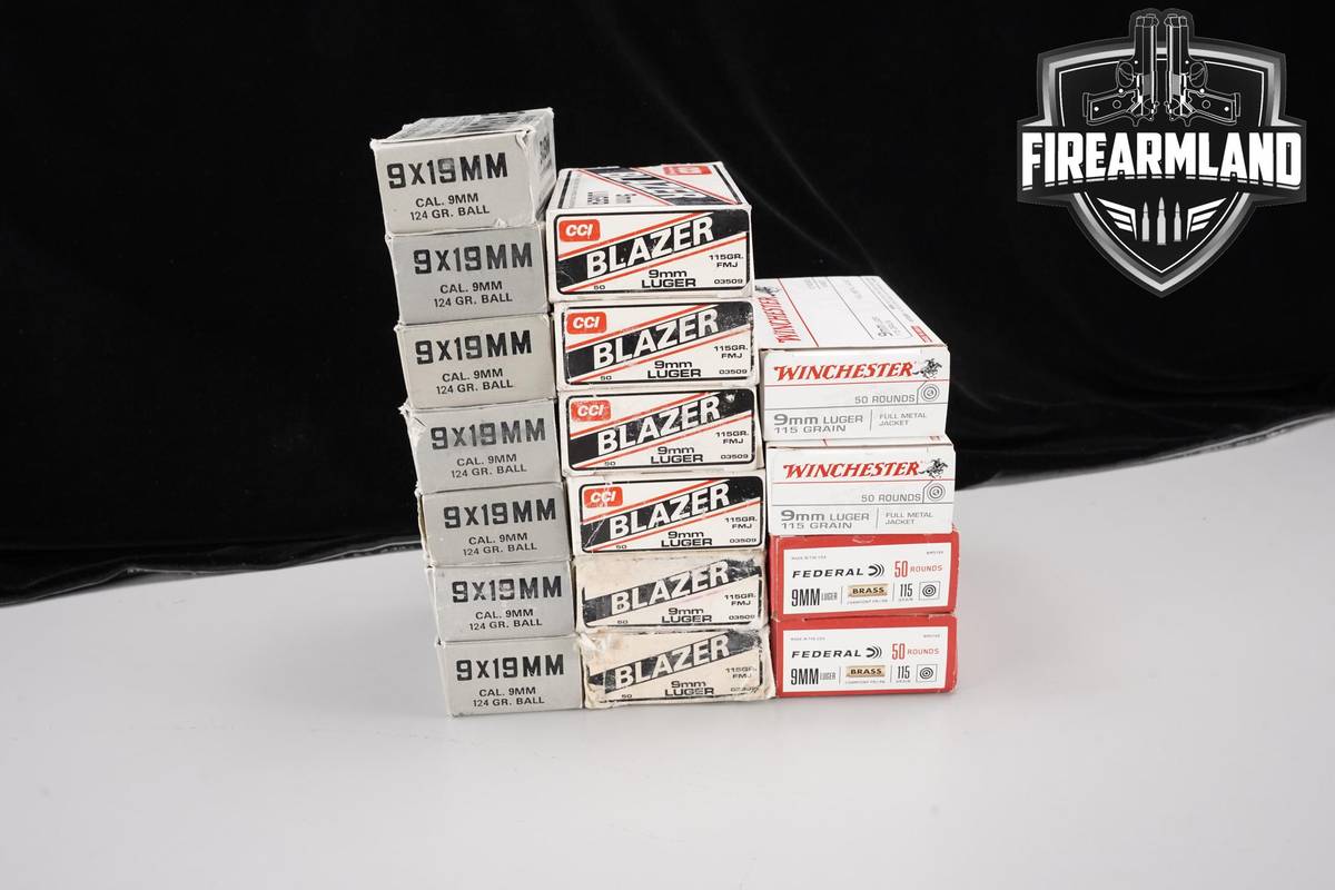 850 RDS! 9mm Ammo 9-mm