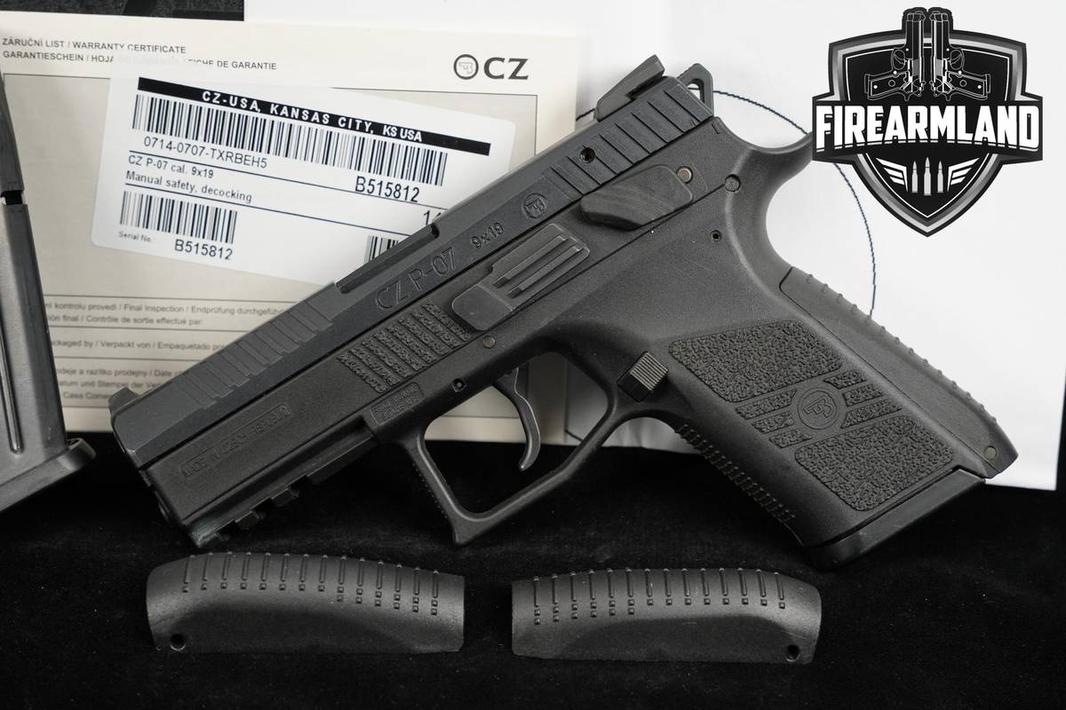 CZ P-07 9mm 3.75" P07 +2 MAGS & ORIG CASE
