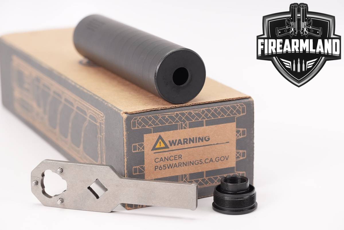 SilencerCo Omega 45K .45 Caliber 6.36" Suppressor Silencer +ORIG BOX