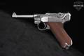1991 Armas International Manufacturing Co. (AIMCO) Parabellum P-08 American Eagle 9mm Luger Stainless in Very Good Condition Image 2