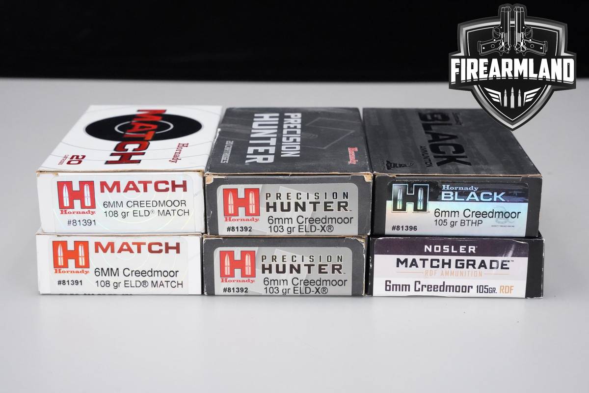 6mm Creedmoor Ammo 6mm-Creedmoor Ammunition 120 ROUNDS