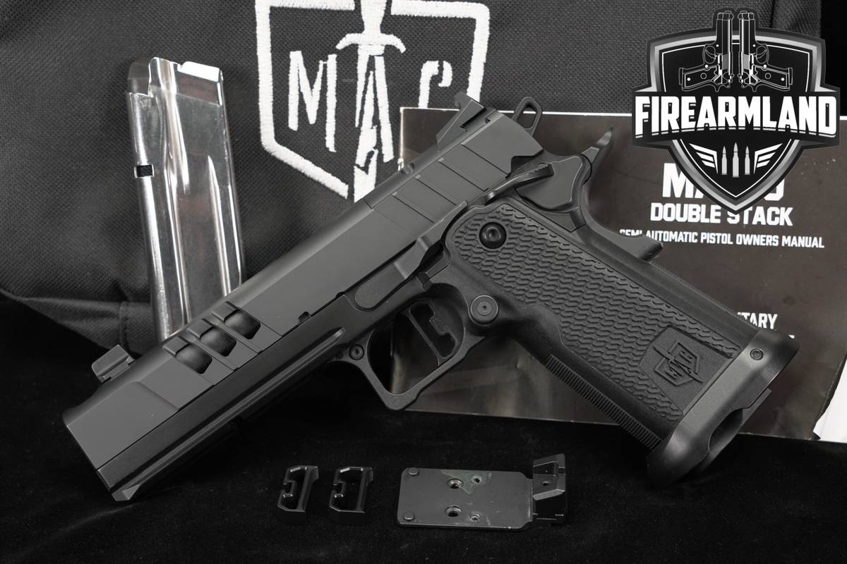 MAC 9 DS-D 9mm 1911 Optic-ready Ported Slide & Barrel+2 MAGS & ORIG CASE