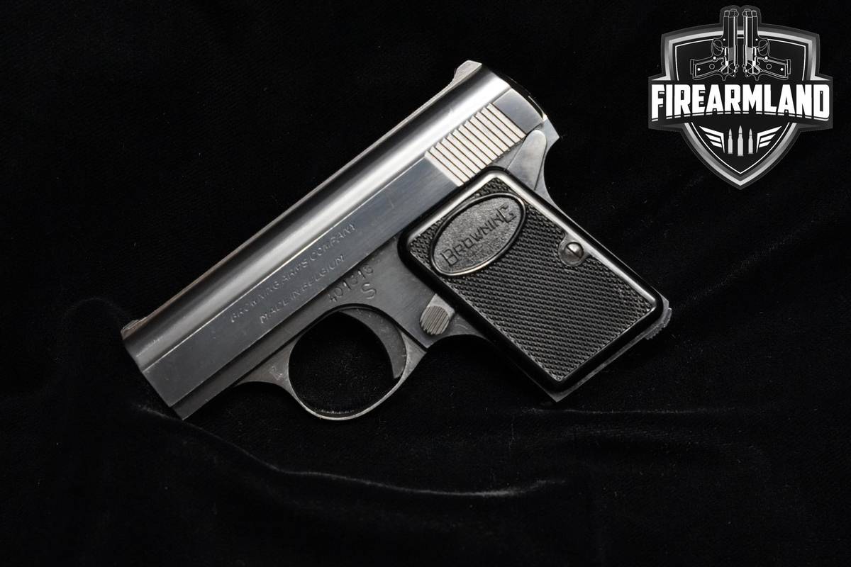 POCKET PISTOL! 1967 Browning Baby Browning 2.11" Blued .25 ACP FN