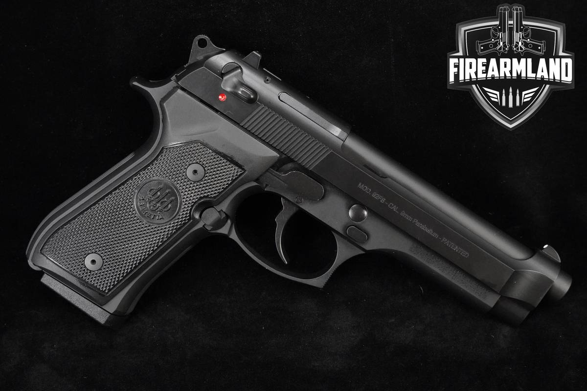 Beretta 92FS M9 9mm Beretta 92 92FS M9 92-FS Beretta-92-FS+2 MAGS & OG CASE