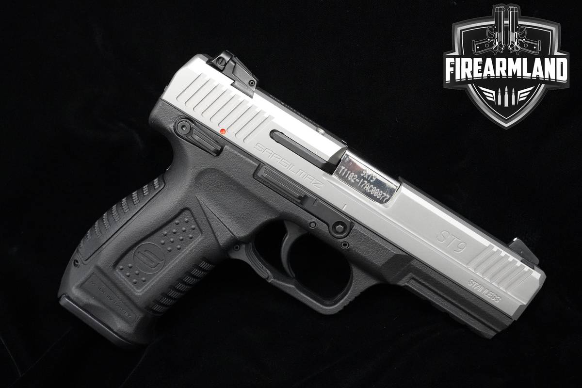 Sarsilmaz (SAR) ST9 Stainless 9mm 4.5" Sarsilmaz ST9 +2 MAGS & ORIG CASE