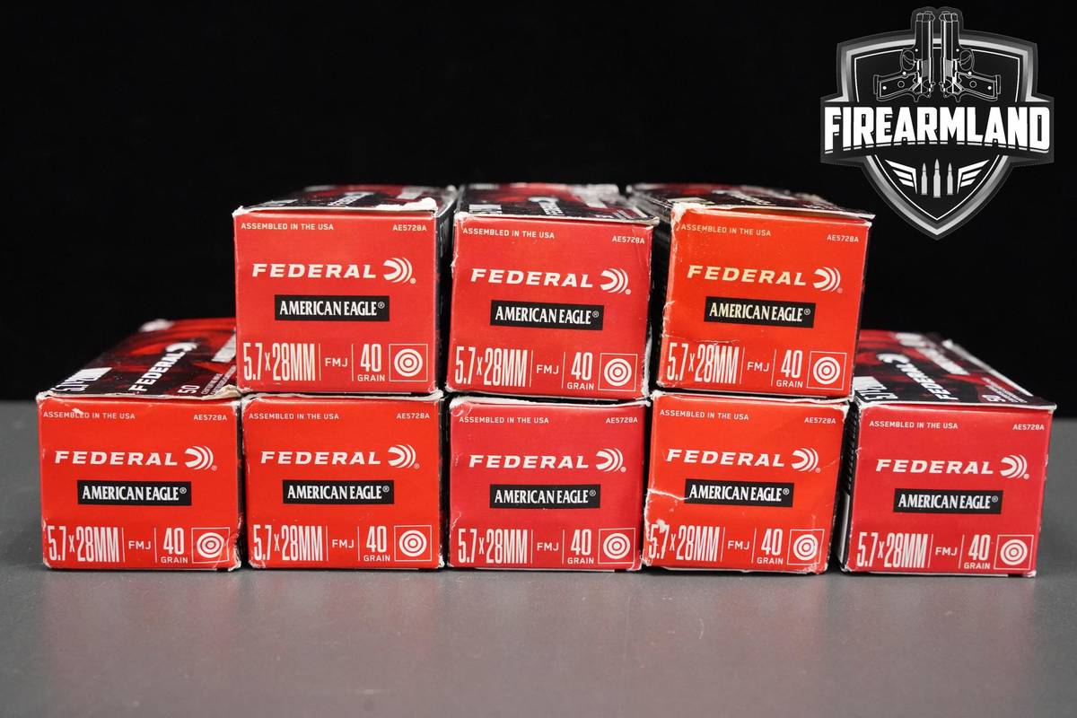 5.7x28mm Ammo 5.7x28mm Ammunition 400 ROUNDS