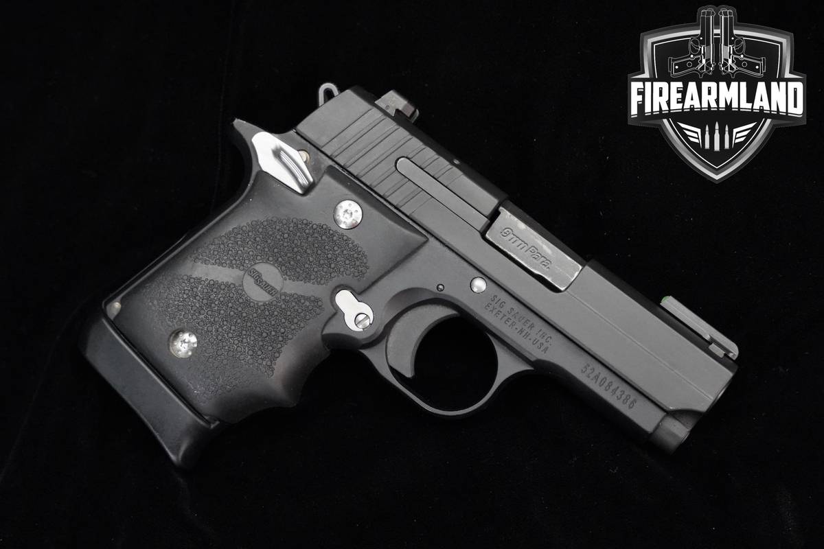 Sig Sauer P938 9mm 3" Nitron P938 P-938 +2 MAGS & ORIG CASE