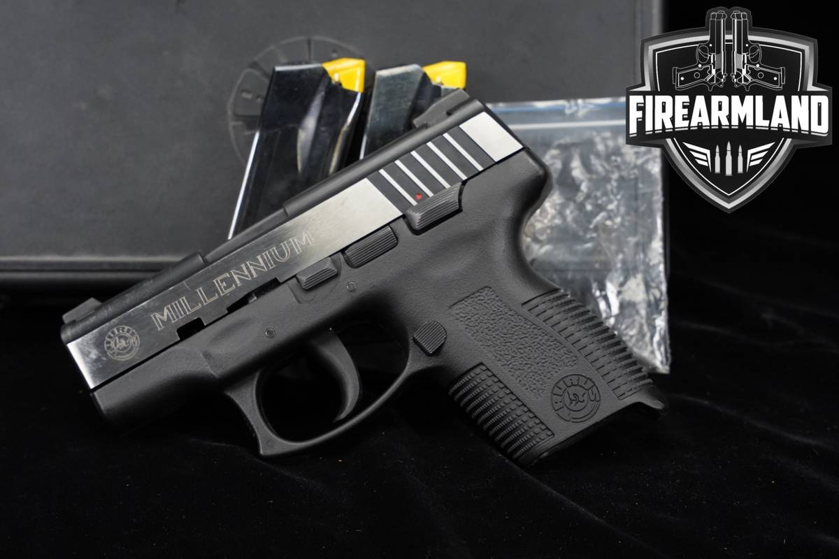Taurus PT-111 Millennium Pro 9mm 3.25 Two-Tone Black & Stainless +ORIG CASE