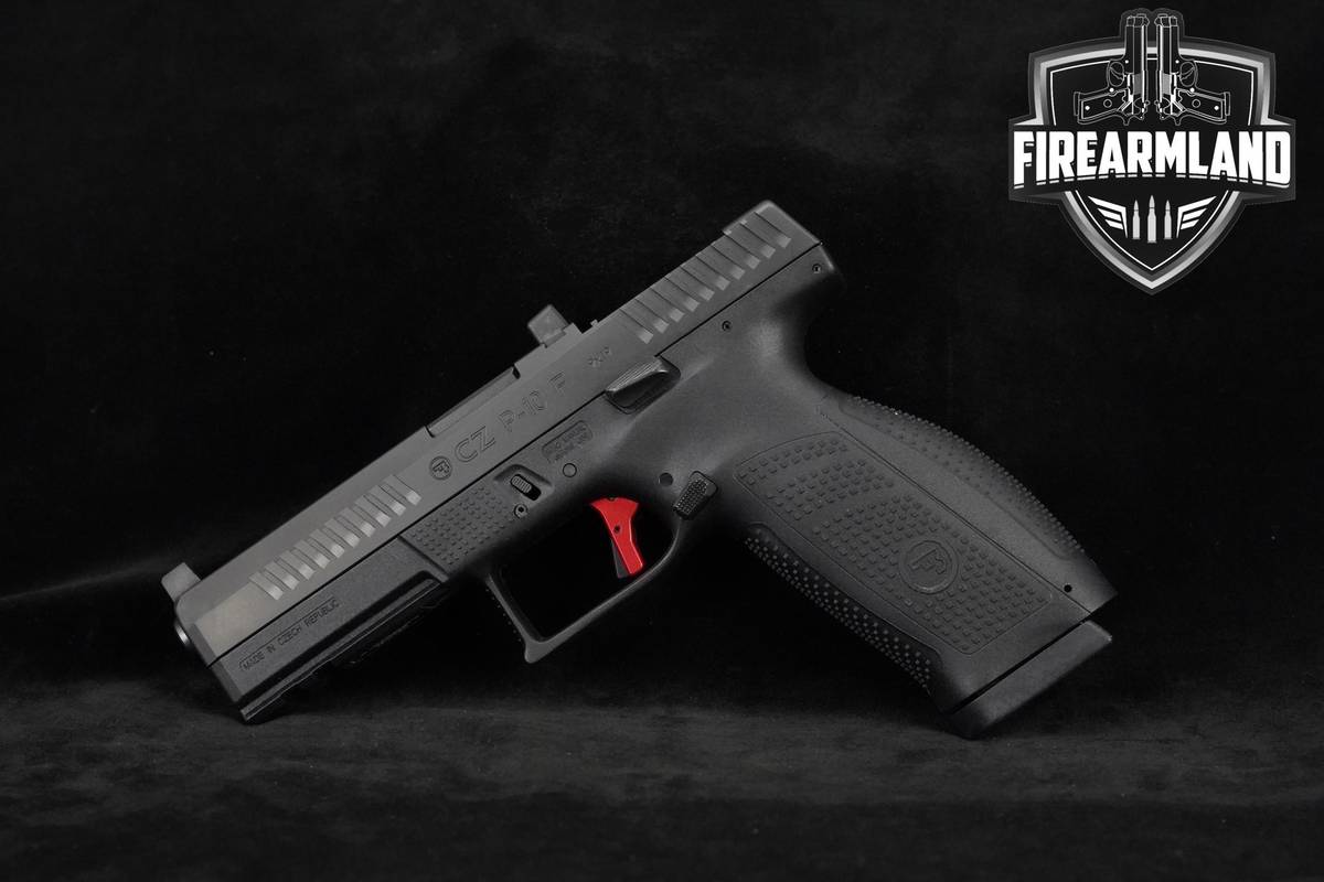 CZ P-10 F 9mm 4.5" CZ-P-10-F P10 HB INDUSTRIES UPGRADES +3 MAGS & ORIG CASE