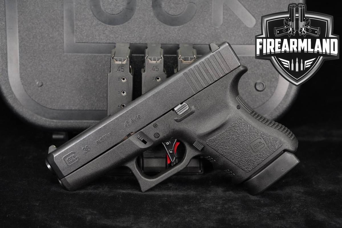 Glock 36 Gen3 G36 Gen 3 45 ACP 3.78" +4 MAGS & ORIG CASE