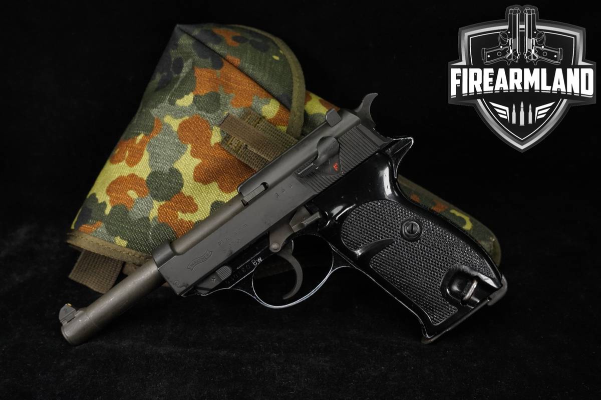 1982 Walther P1 Bundeswehr Issue Reinforced Frame 9mm 4.9" P 1 DA/SA