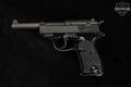 1982 Walther P1 Bundeswehr Issue; Reinforced Frame 9mm Luger Two-Tone Gray & Black in Fair Condition Image 4