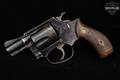 1956 Smith & Wesson (S&W) Chiefs Special Airweight, Pre-Model 37 .38 Spl. Blued & Anodized in Fair Condition Image 3