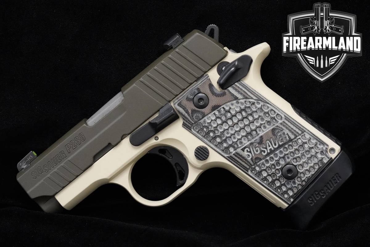 CUSTOM CERAKOTE Sig Sauer P238 380 ACP P238 P-238 +ORIG CASE & HOLSTER