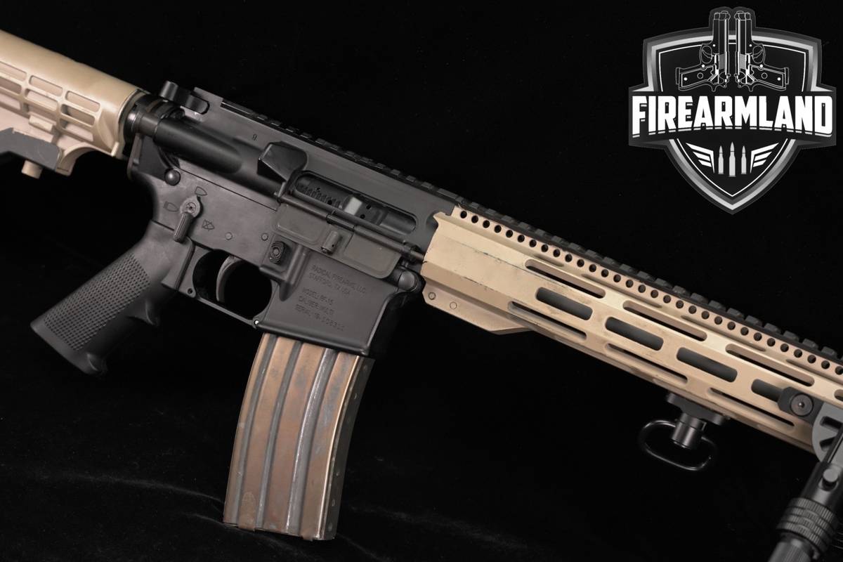 Radical Firearms RF-15 5.56 NATO AR15 16 Black & Tan AR RF15 +BIPOD