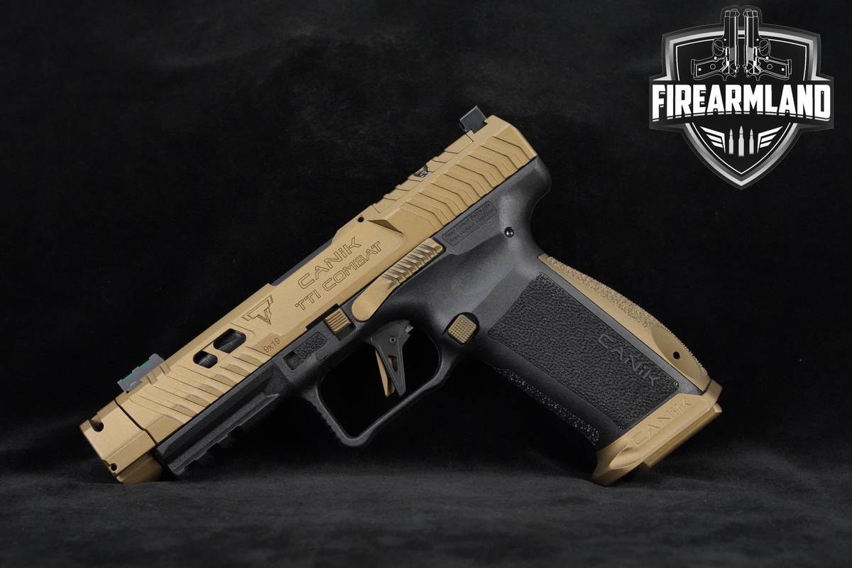 Canik TTI Combat 9mm 4.6" TTI Bronze Canik Combat +2 MAGS & ORIG CASE