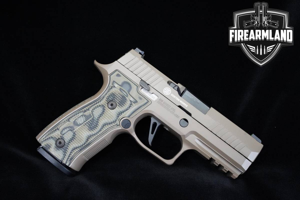 Sig Sauer P320 AXG Scorpion 9mm 3.9" FDE Cerakote Sig-Sauer P320 +ORIG CASE