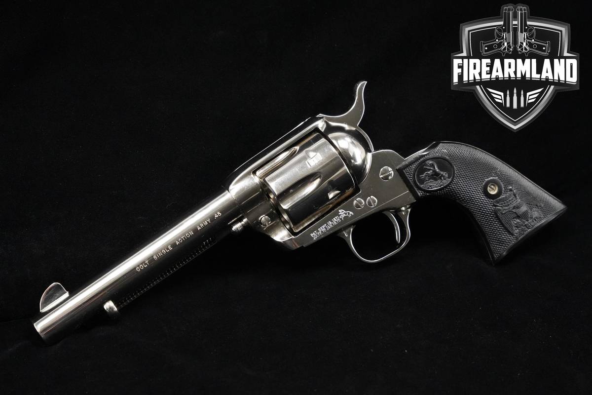 Colt Custom Shop Single Action Army SASS Shooter 45-Colt 5.5" Nickel SAA