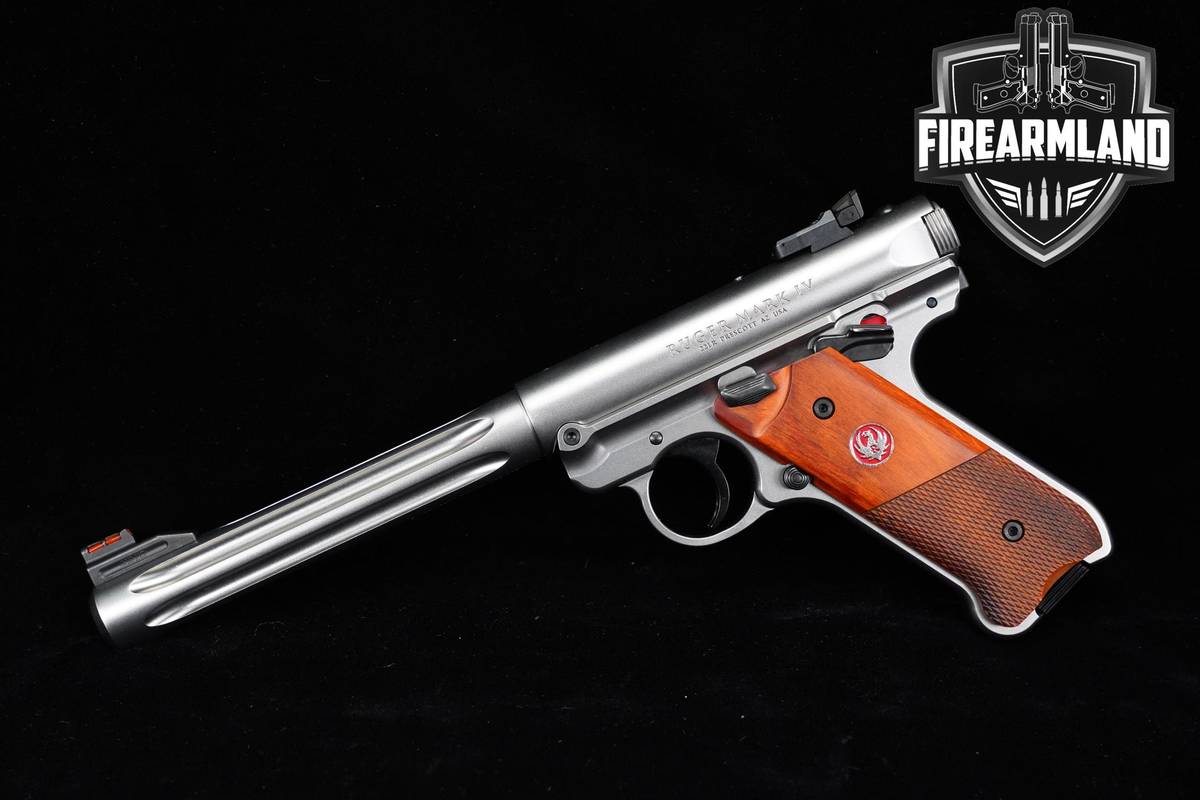2019 Ruger Mark IV Hunter 22LR 6.88" Satin Stainless MkIV Mk 4 Mk4 +2 MAGS