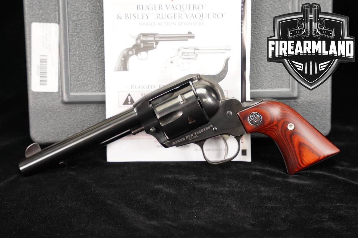 Ruger New Vaquero 45 Colt 5.5" Blued +ORIG CASE