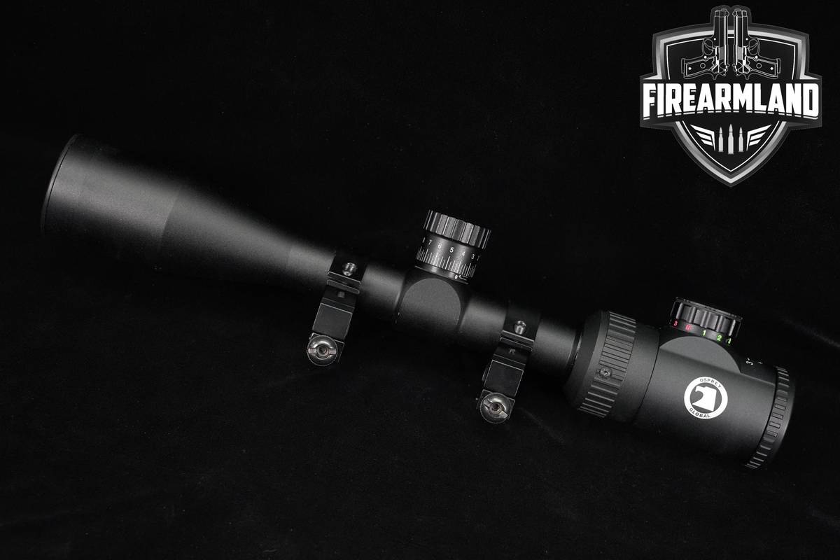 Global Osprey Standard 3-9X40 MDG Illuminated Mil-Dot Reticle SFP