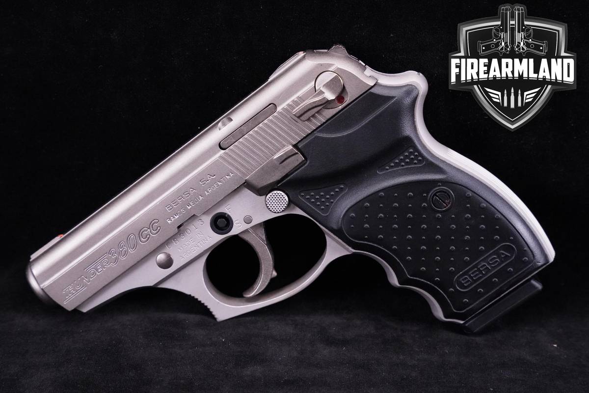 CONCEALED CARRY! Bersa Thunder 380 CC 380ACP 3.2" Nickel DA/SA +ORIG BOX