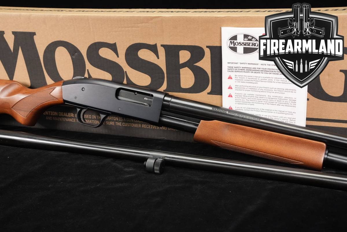 2-BARREL SET Mossberg Model 500 Field/Security Combo, Crown Grade 12GA M500