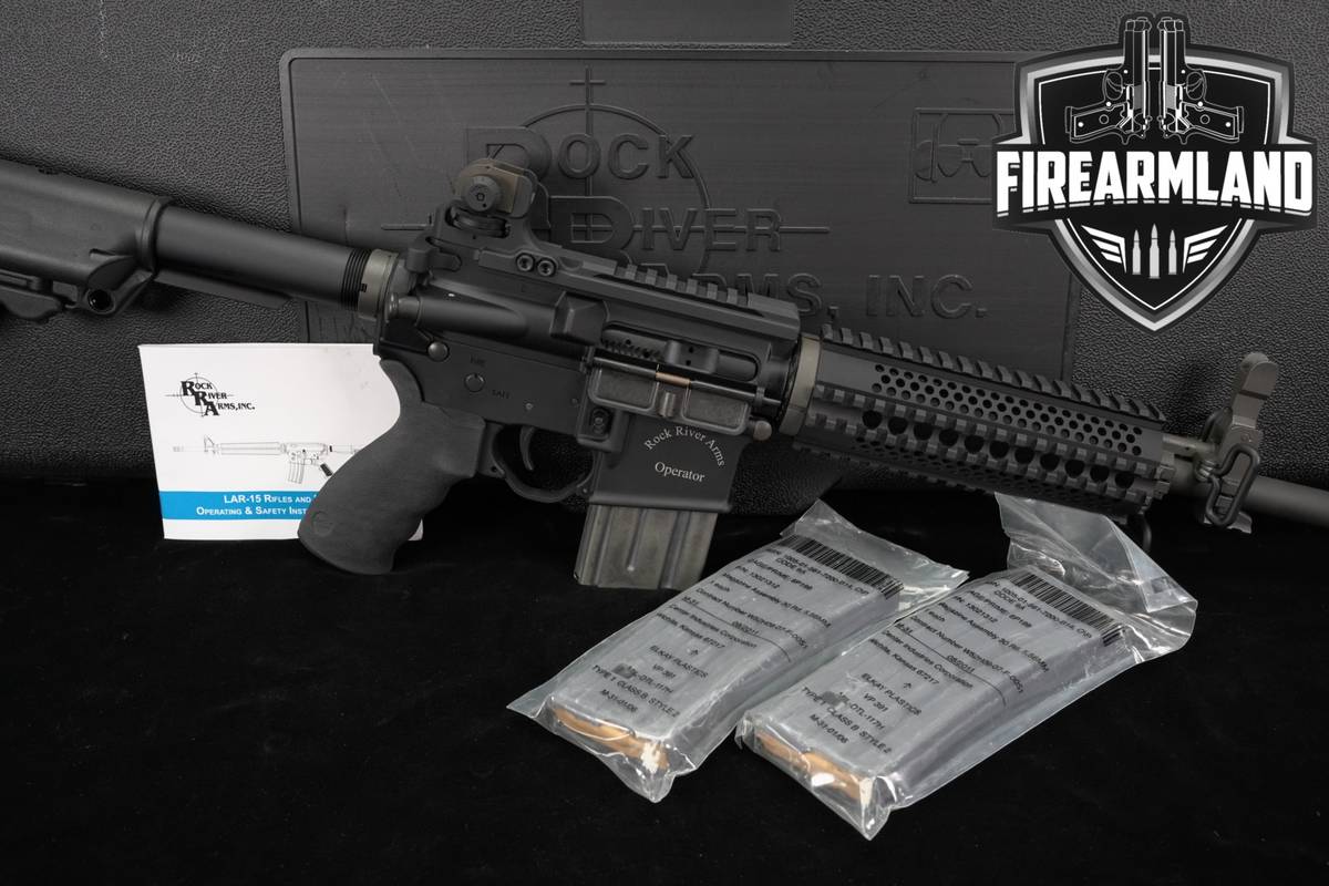 Rock River Arms LAR-15 Operator 5.56 NATO AR15 16" LAR15 +3 MAGS & OG CASE