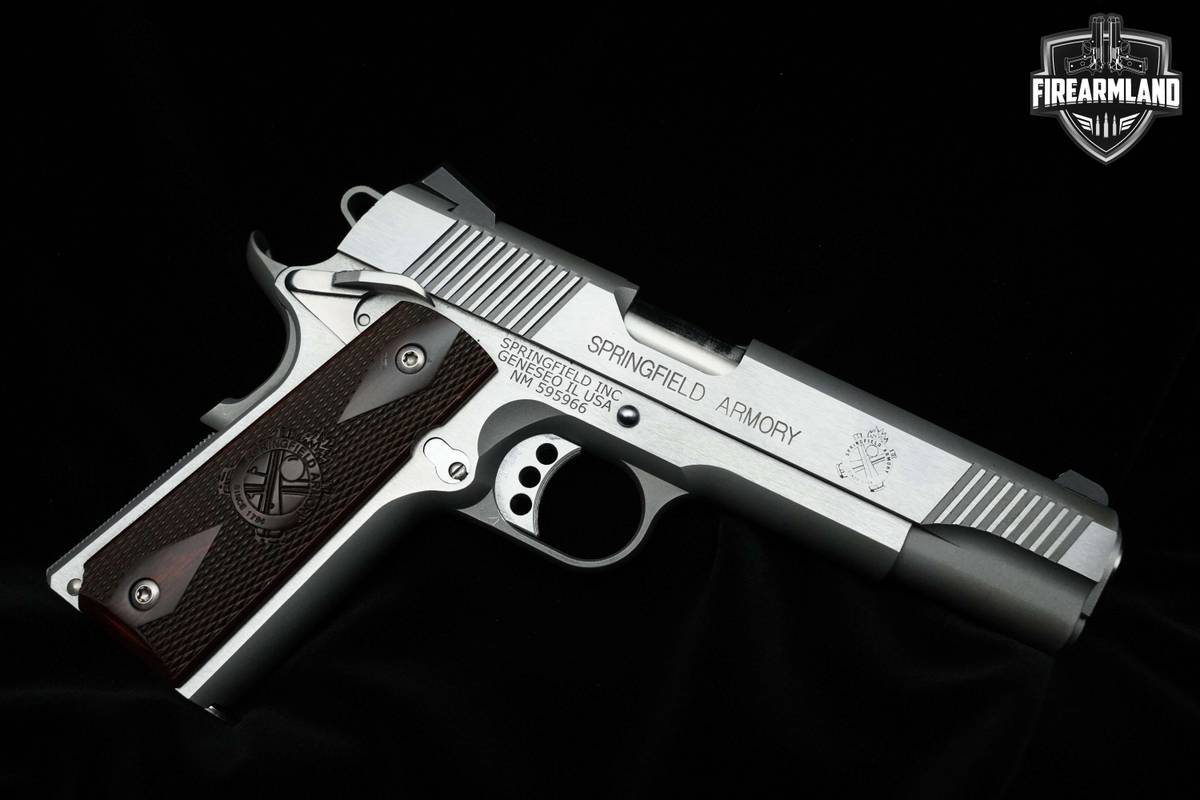 ORIG CASE UNFIRED Springfield Armory 1911 A1 5" Stainless 45ACP Springfield