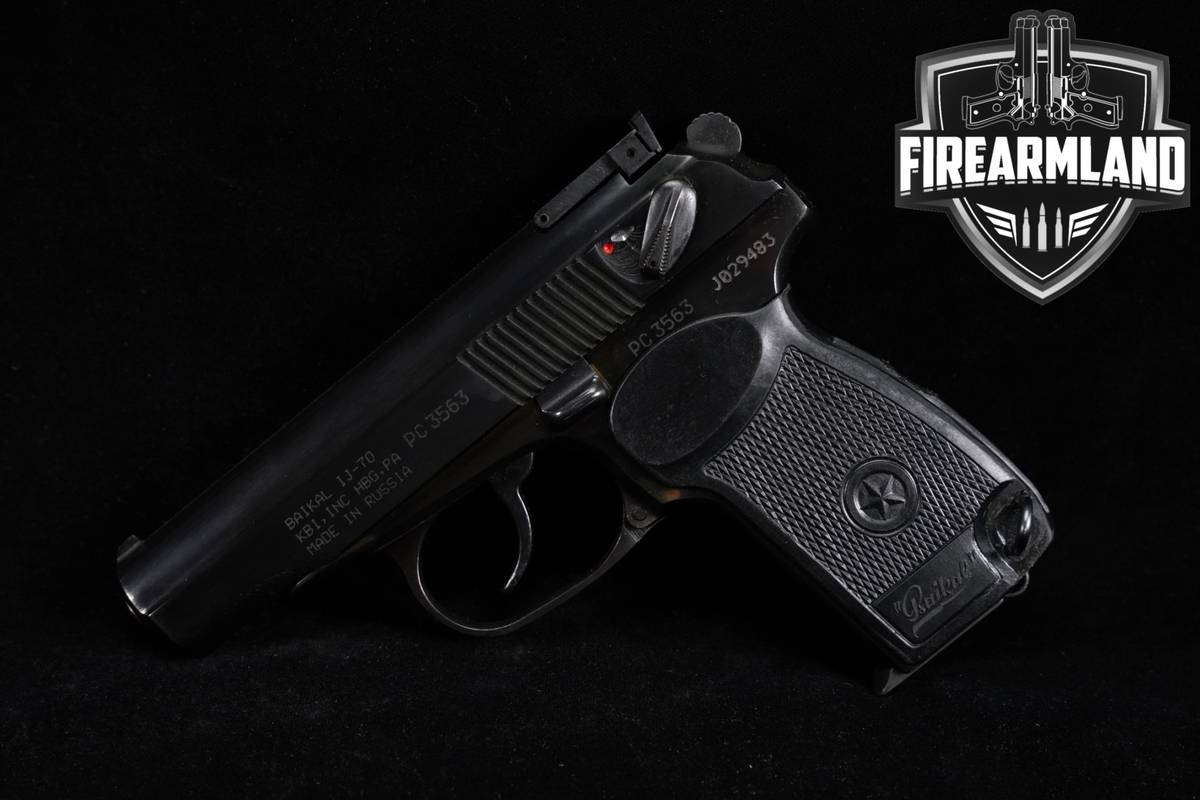 RUSSIAN! Baikal IJ-70 9x18mm Makarov 3.68" Blued +2 MAGS & ORIG BOX