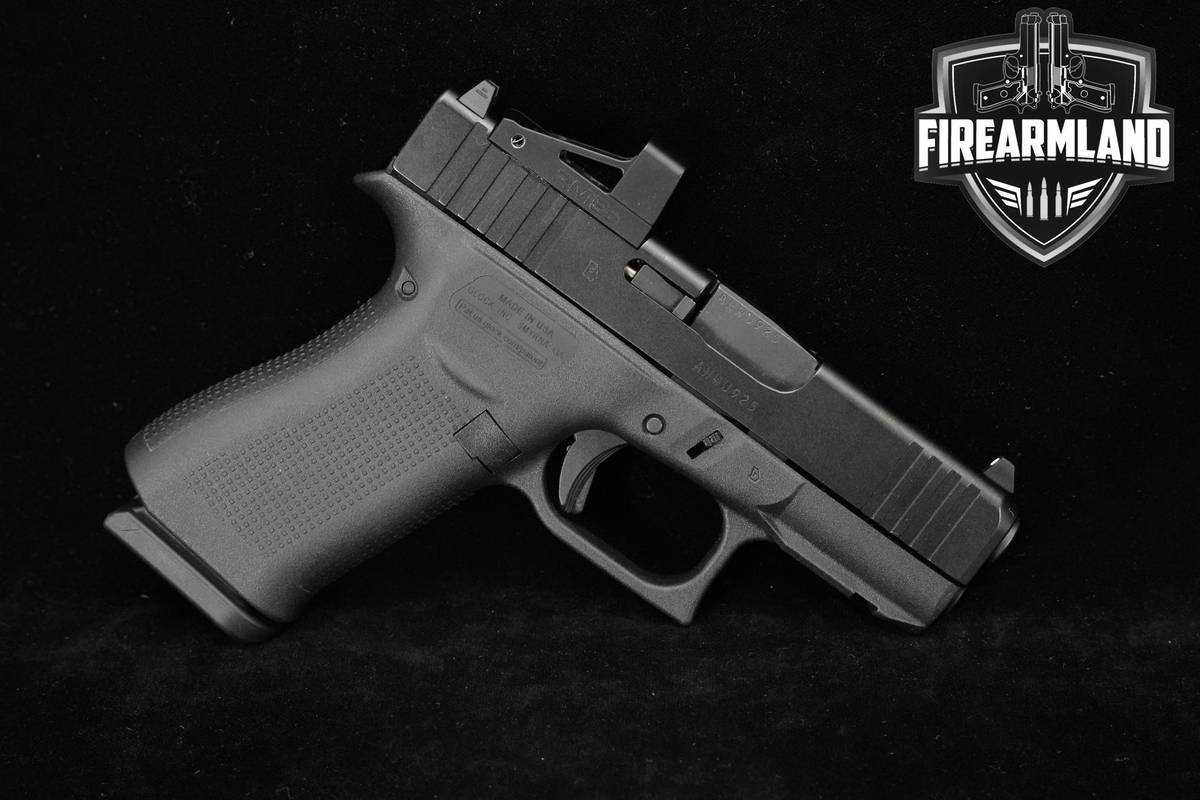 Glock 43X MOS Slimline 9mm 3.41" Glock-43X G43-X G-43-X +ORIG CASE & OPTIC