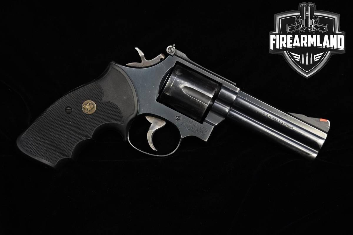 1985 Smith & Wesson (S&W) Model 586 357 Magnum 4" Blued S&W 586 DA/SA