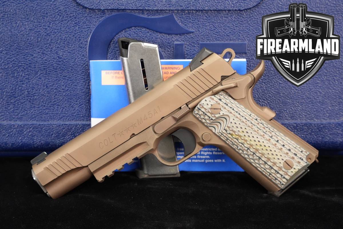 Colt M45A1 Close Quarter Battle Pistol CQBP 45 ACP 1911 5" M45 ORIG CASE